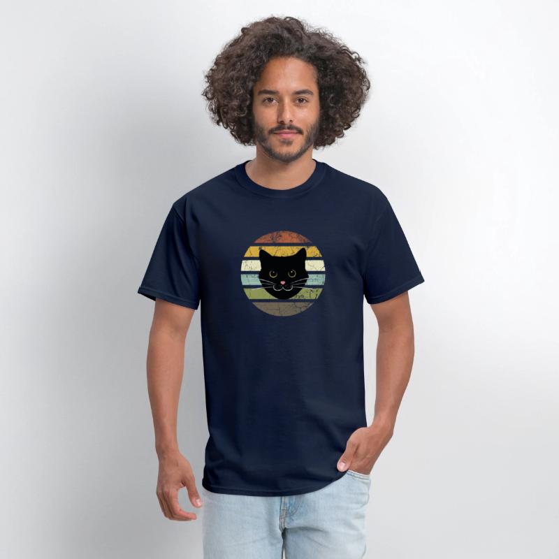Cat Retro Throwback T-shirt