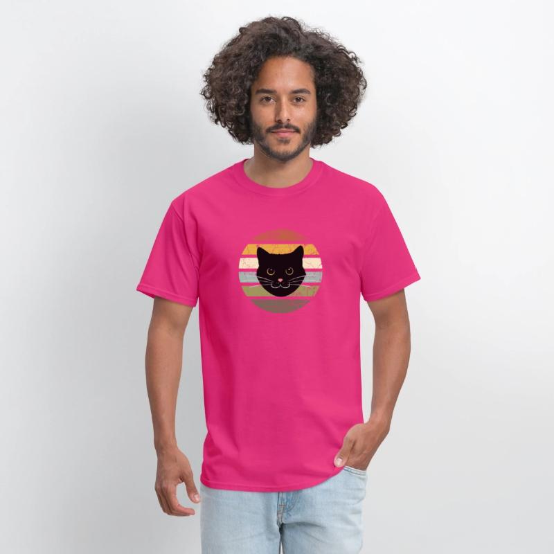 Cat Retro Throwback T-shirt