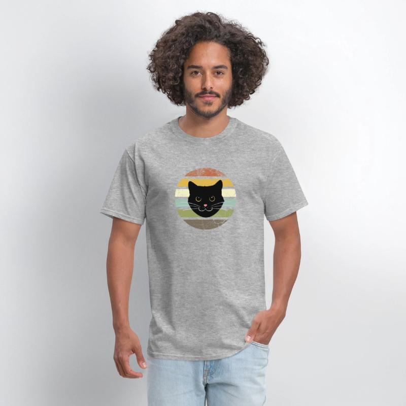 Cat Retro Throwback T-shirt