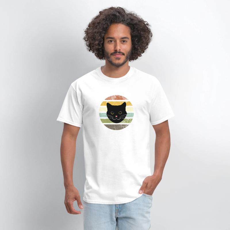 Cat Retro Throwback T-shirt