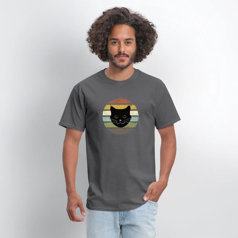 Cat Retro Throwback T-shirt