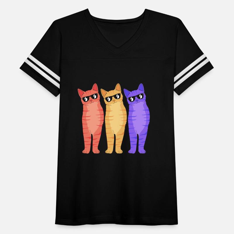 Cat Squad For Kitten Lovers Colorful Tabby Cat