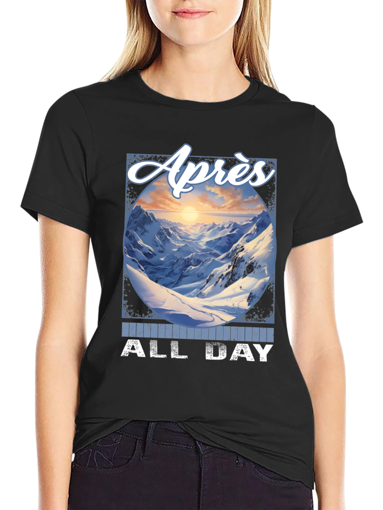 Après All Day T-Shirt - Mountain Ski Design