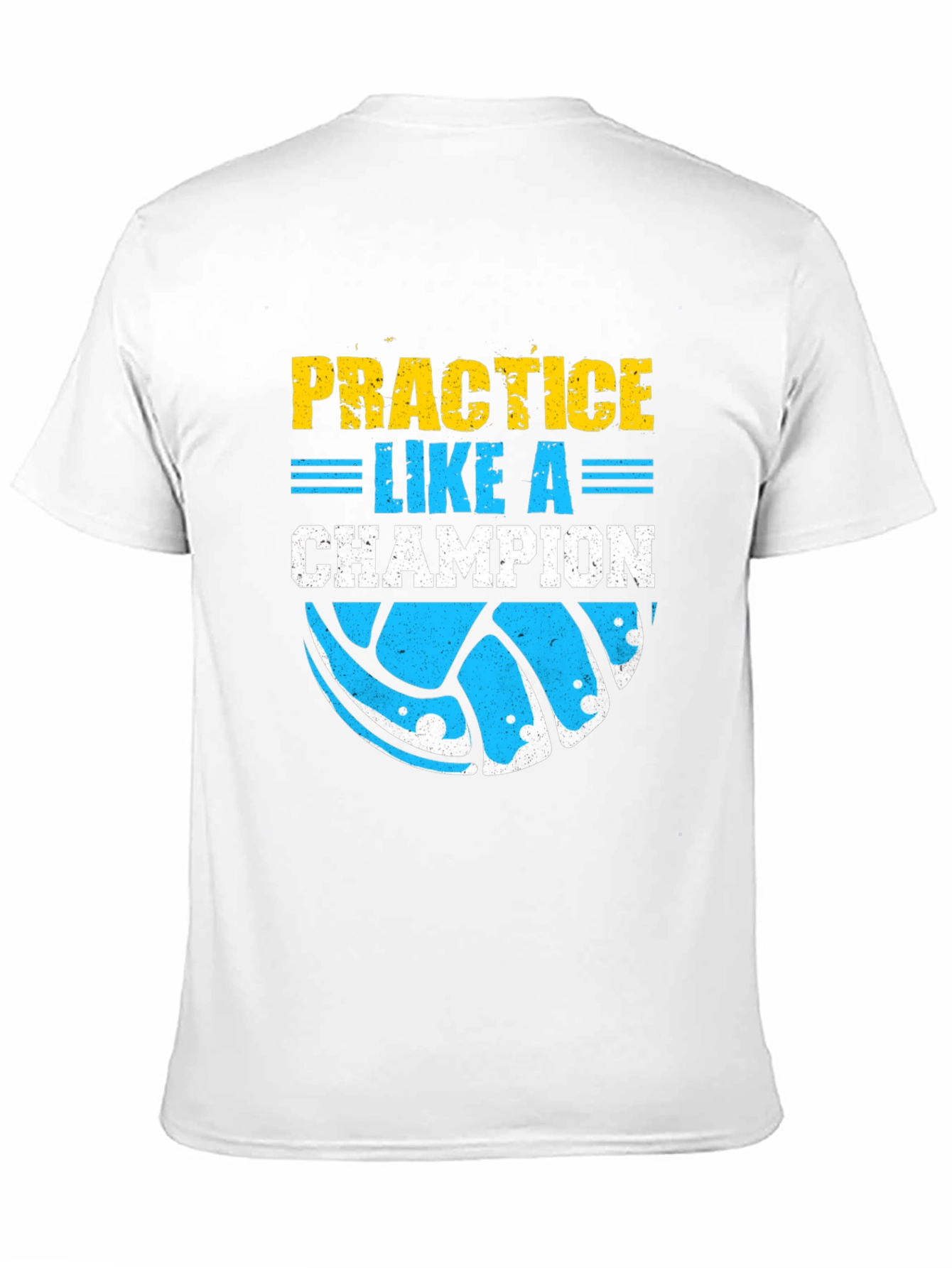 Practice Like A Champion Volleyball Graphic Tee