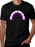 Asexual Pride Rainbow Drip T-Shirt