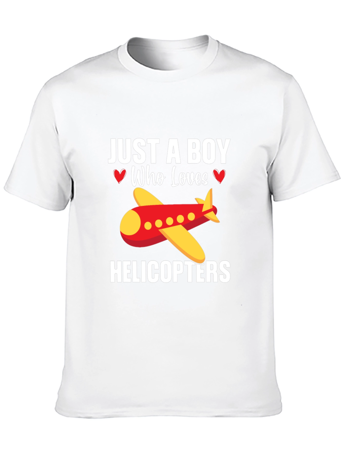 Boy Who Loves Helicopters T-Shirt