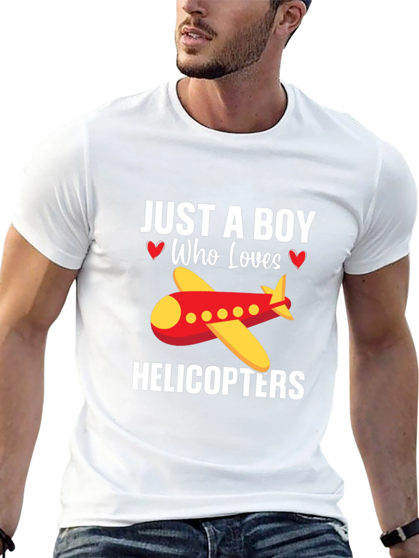 Boy Who Loves Helicopters T-Shirt