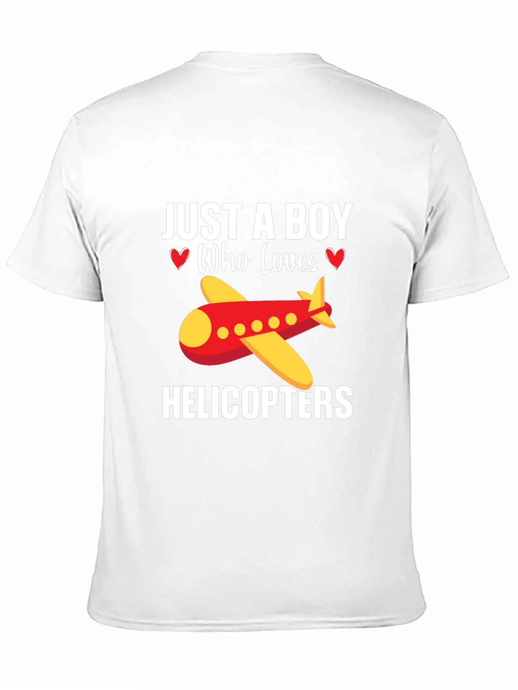 Boy Who Loves Helicopters T-Shirt