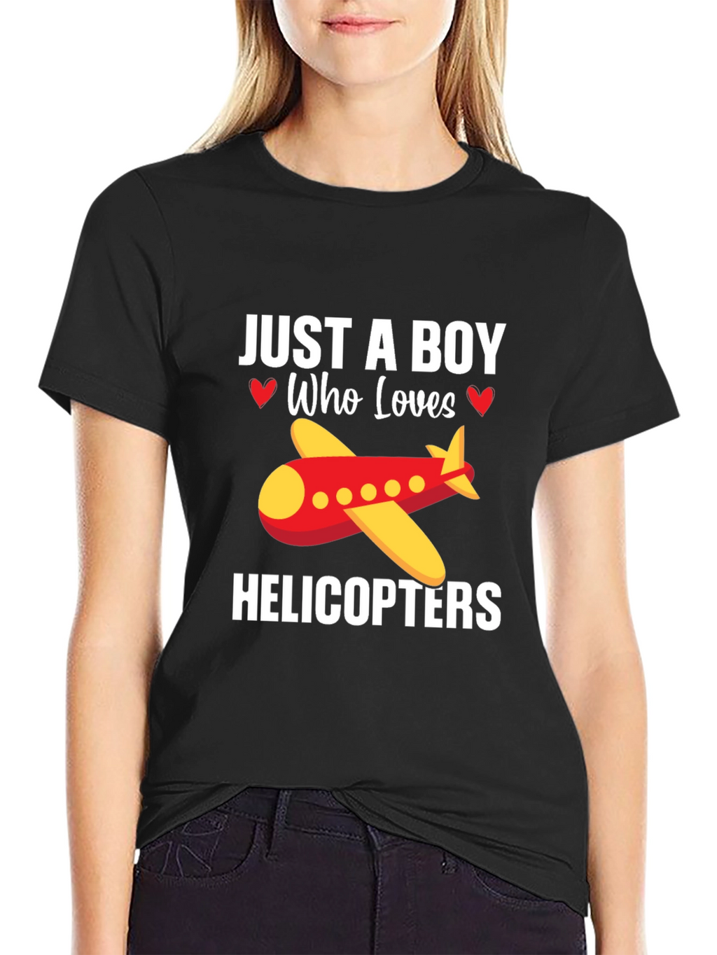 Boy Who Loves Helicopters T-Shirt
