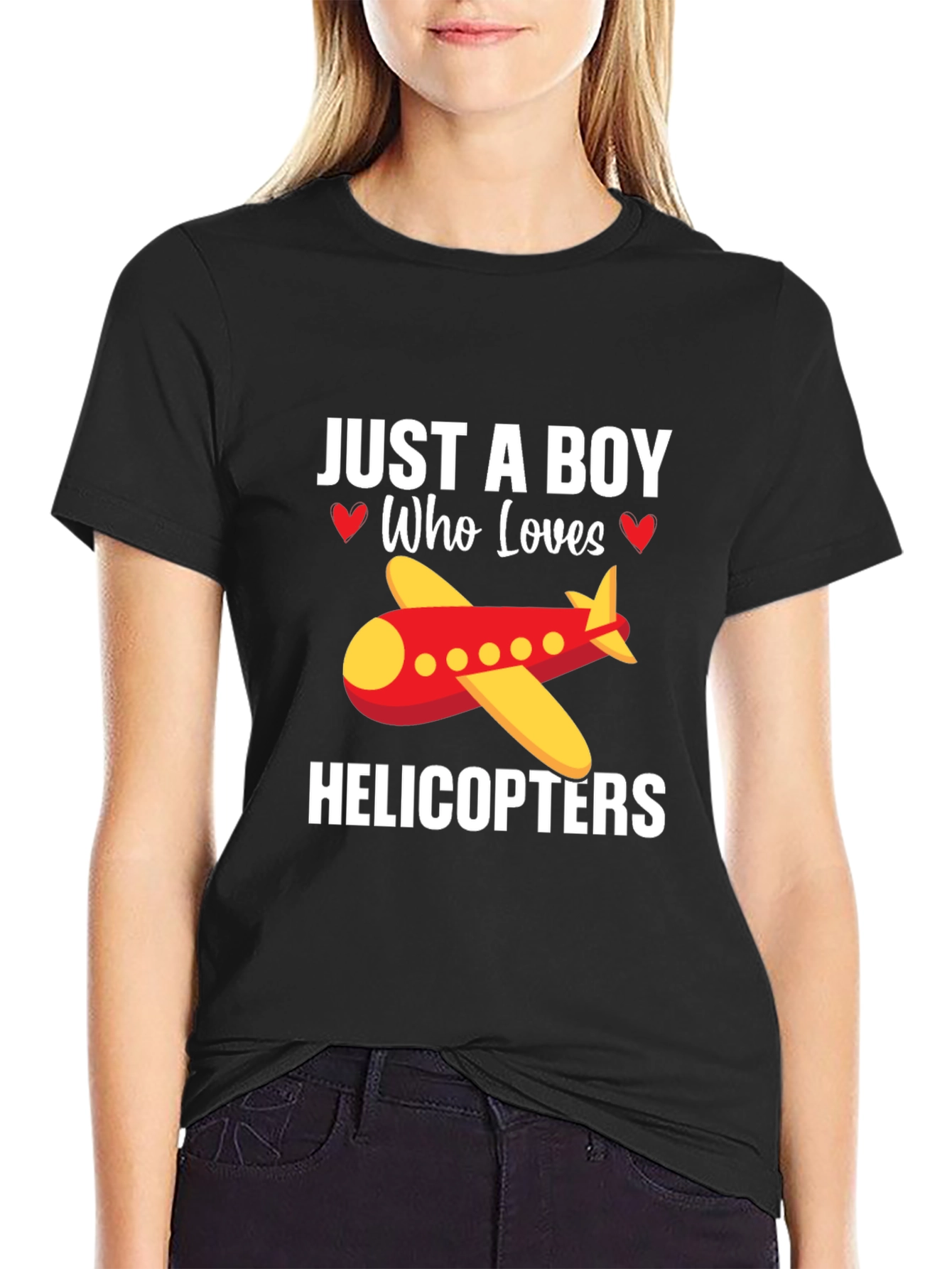 Boy Who Loves Helicopters T-Shirt
