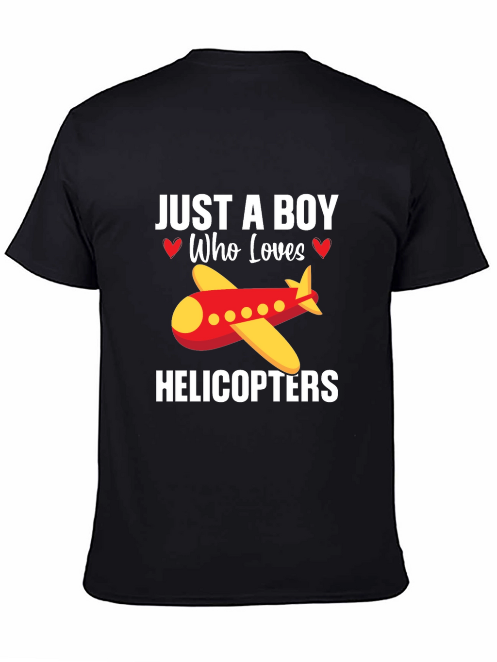 Boy Who Loves Helicopters T-Shirt