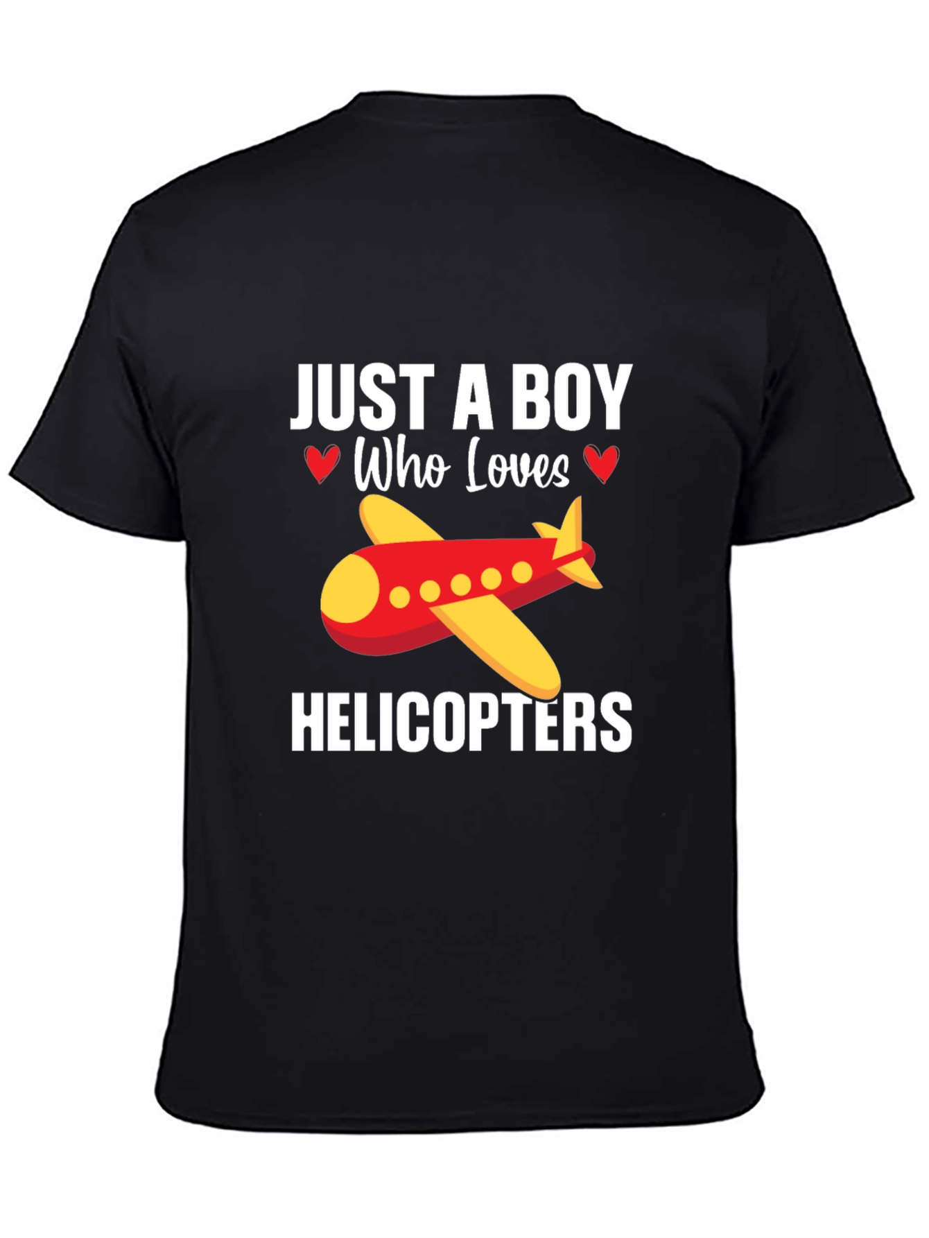 Boy Who Loves Helicopters T-Shirt