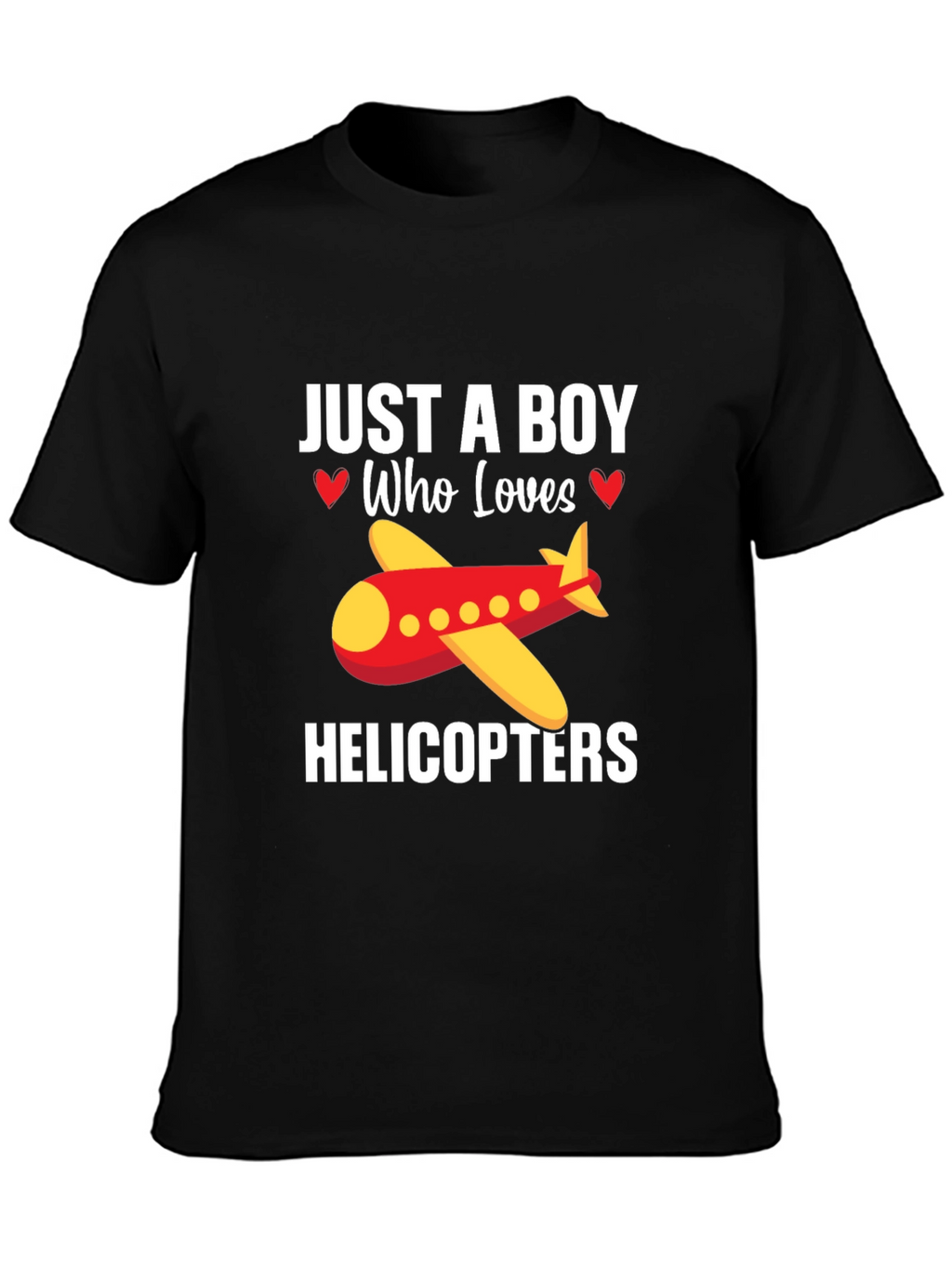 Boy Who Loves Helicopters T-Shirt