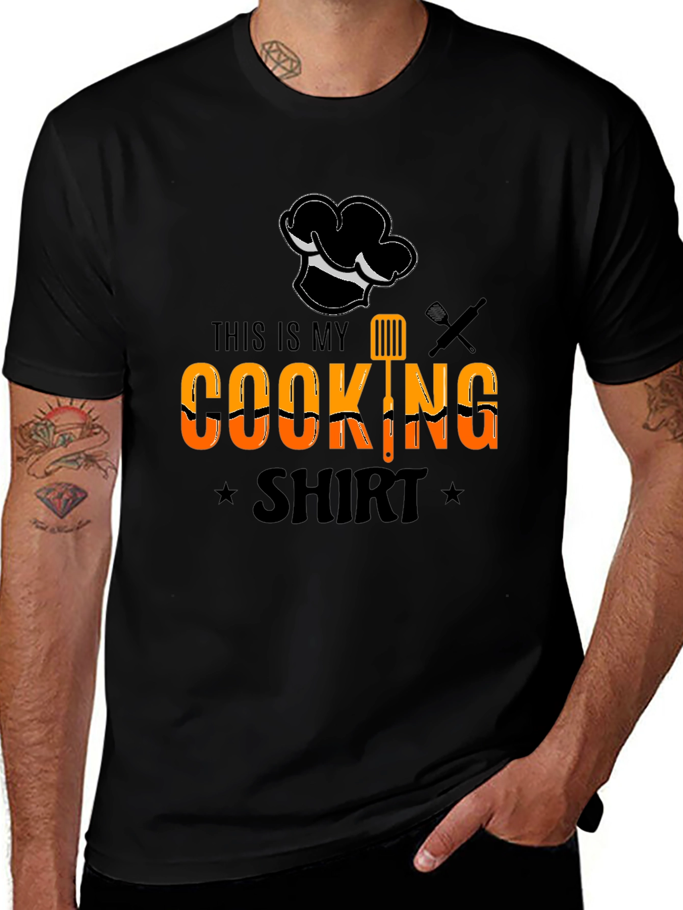 This is My Cooking Shirt - Chef Hat Design