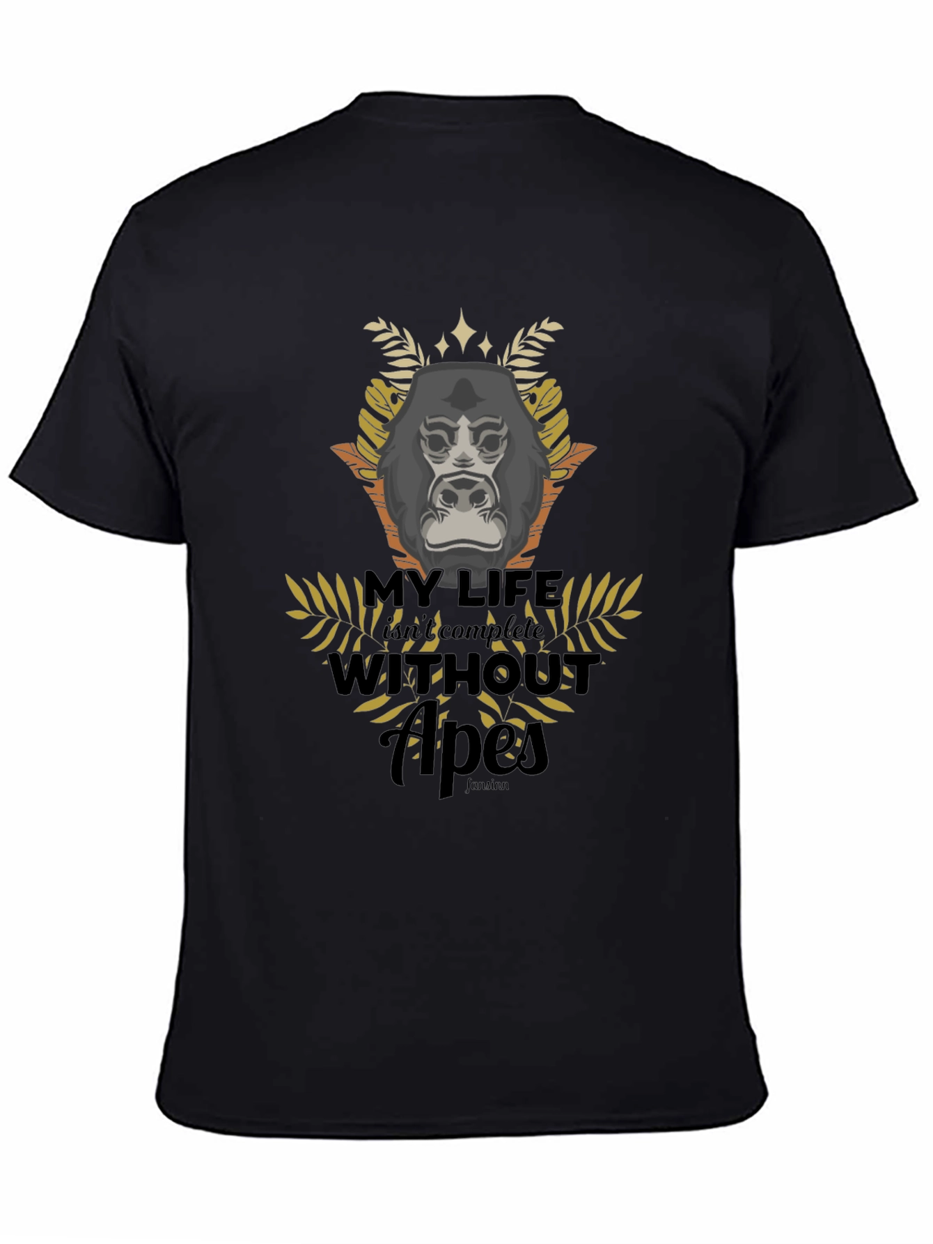 Apes Graphic T-Shirt - Black