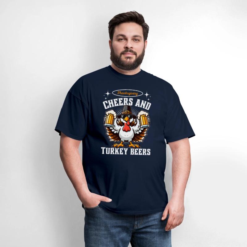Cheers to Thanksgiving Turkey Celebration Design