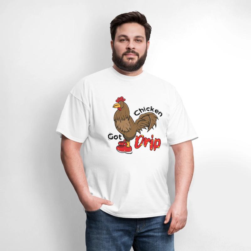 Chicken With Shoes Brown Red DRIP
