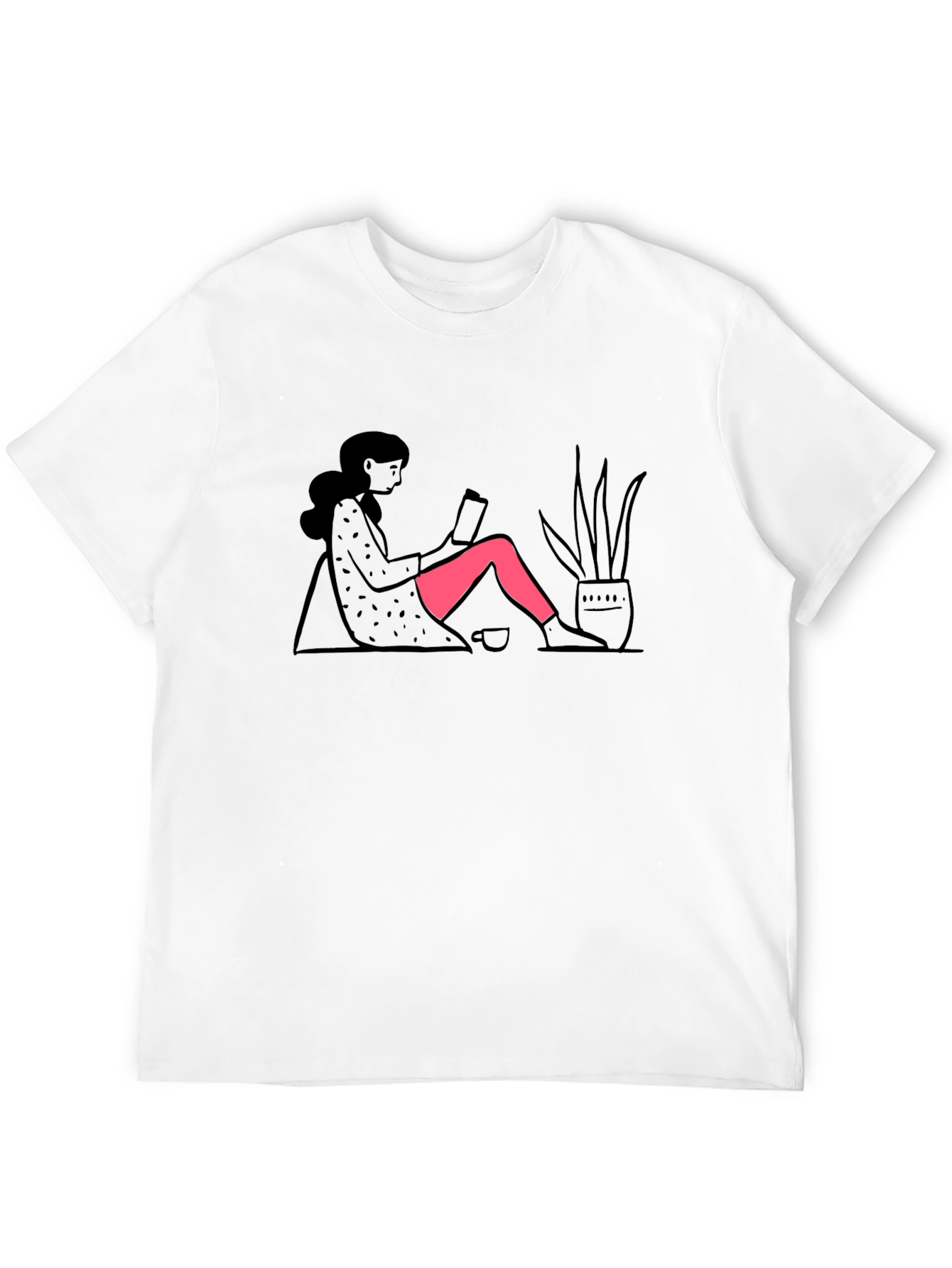 Relaxed Reader Graphic T-Shirt