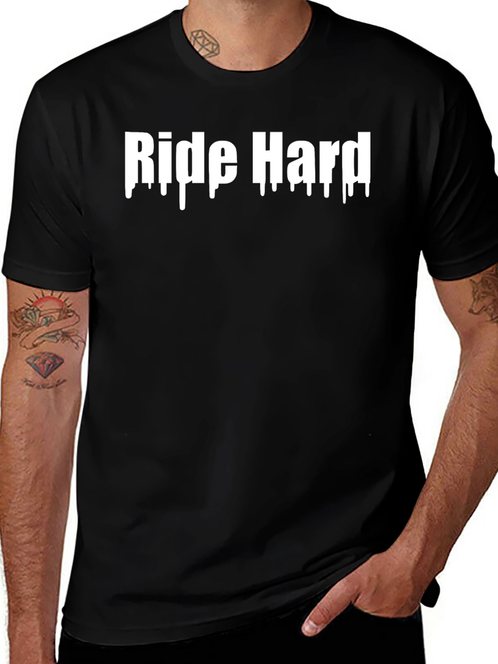 Ride Hard Black T-Shirt
