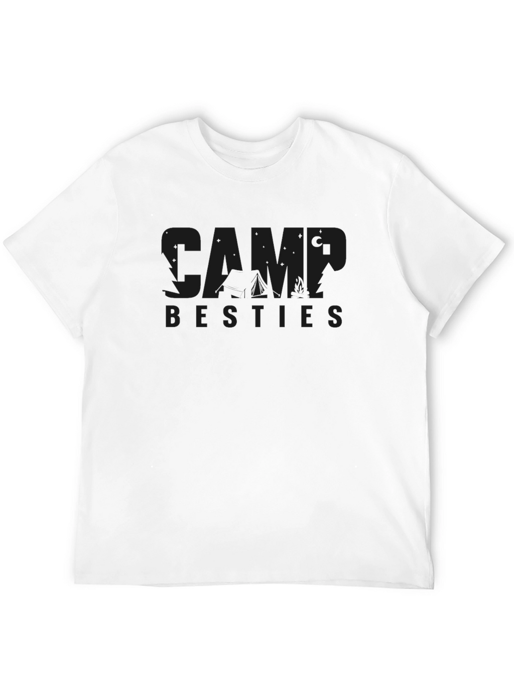 Camp Besties Black T-Shirt