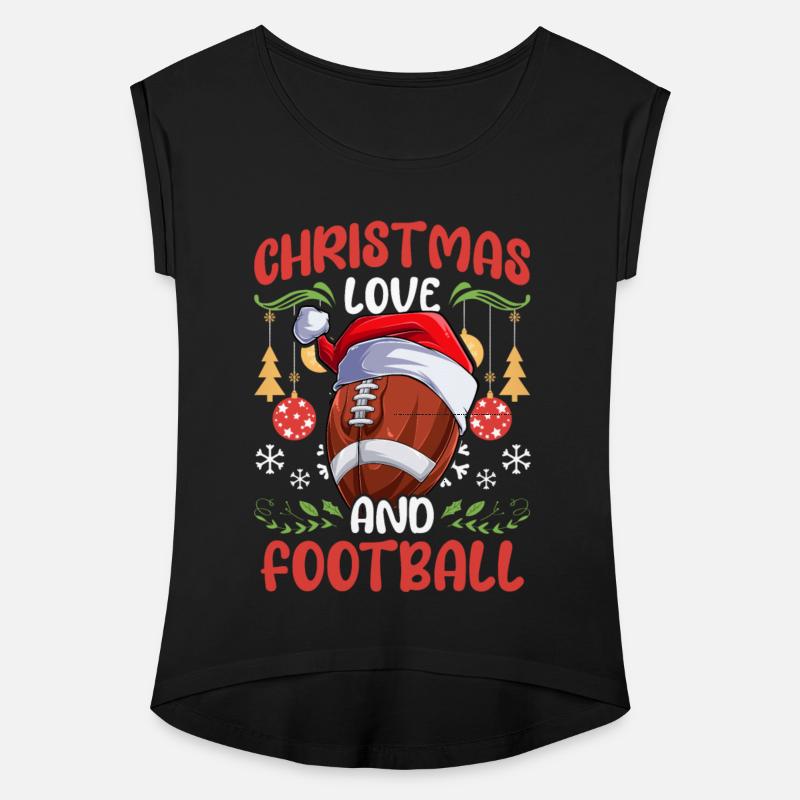 College Football Player Team Outfit Christmas Love