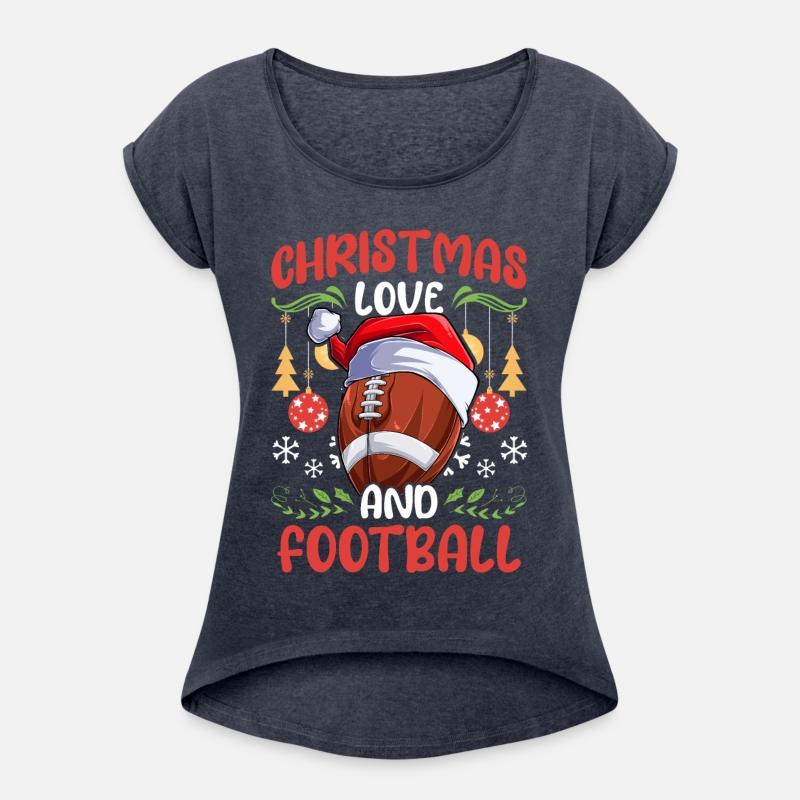College Football Player Team Outfit Christmas Love