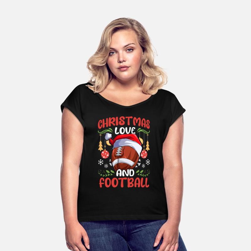 College Football Player Team Outfit Christmas Love