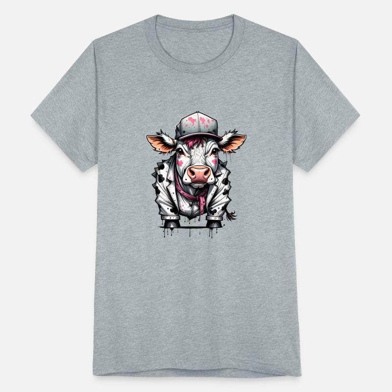 Cool cow with baseball cap