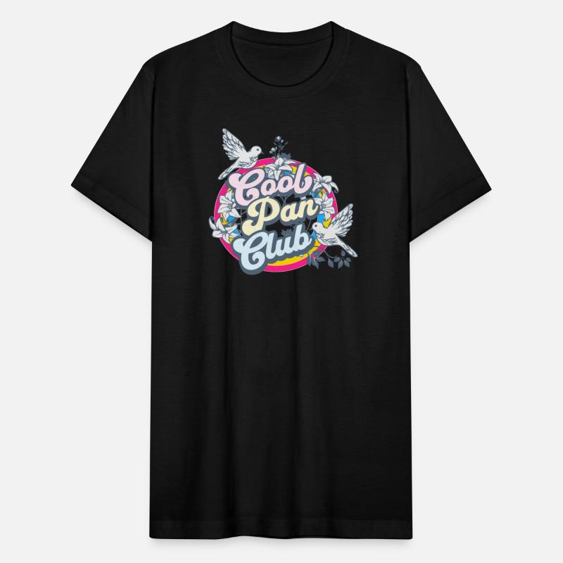 Cool Pan Club Pansexual Distressed Vintage Logo