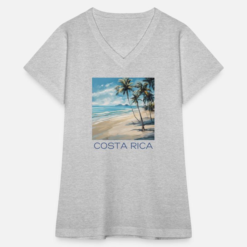 Costa Rica Palm Tree Beach