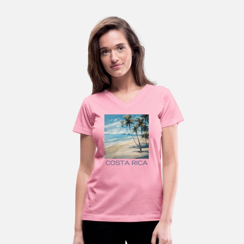 Costa Rica Palm Tree Beach