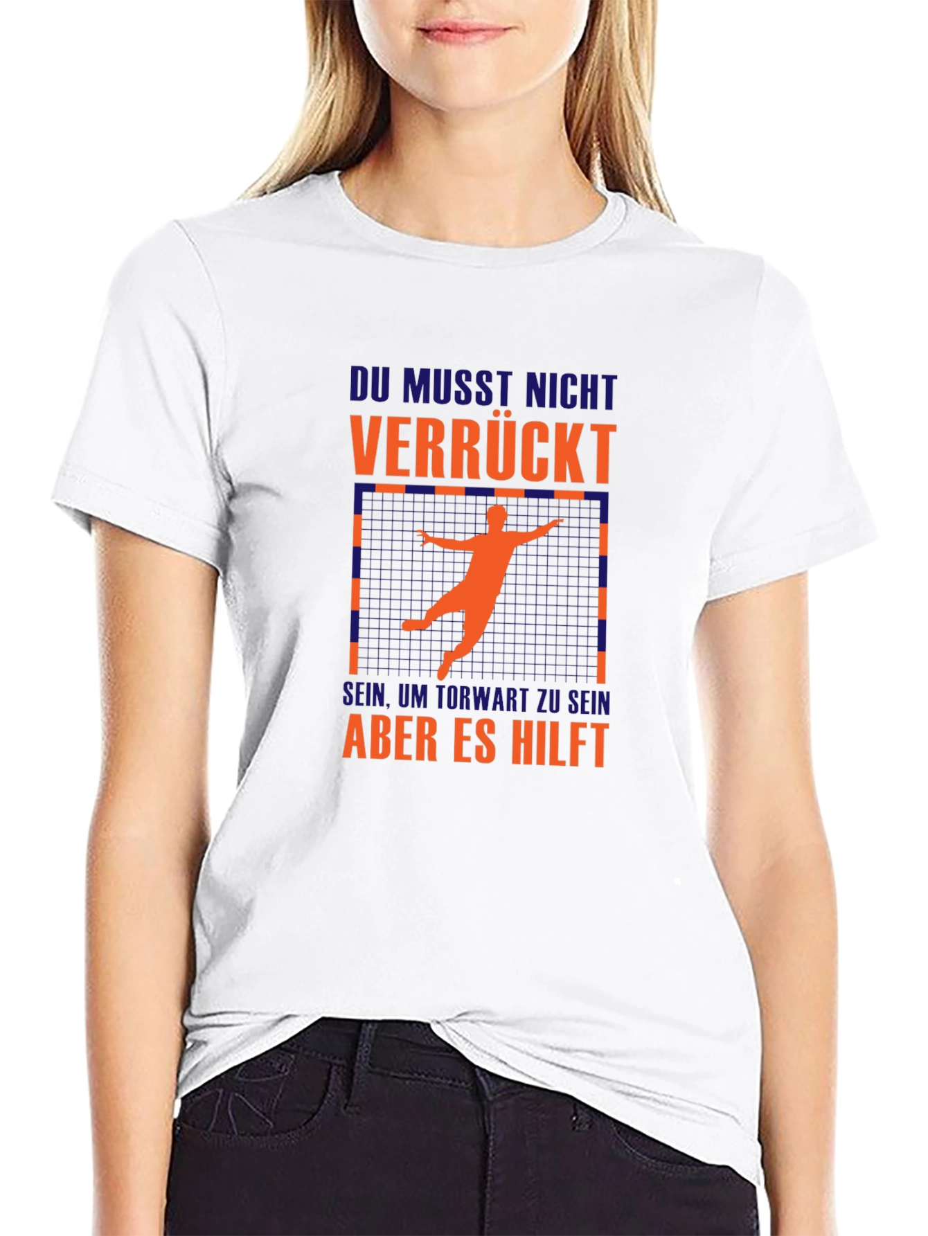 Crazy Goalie T-Shirt - German Humor