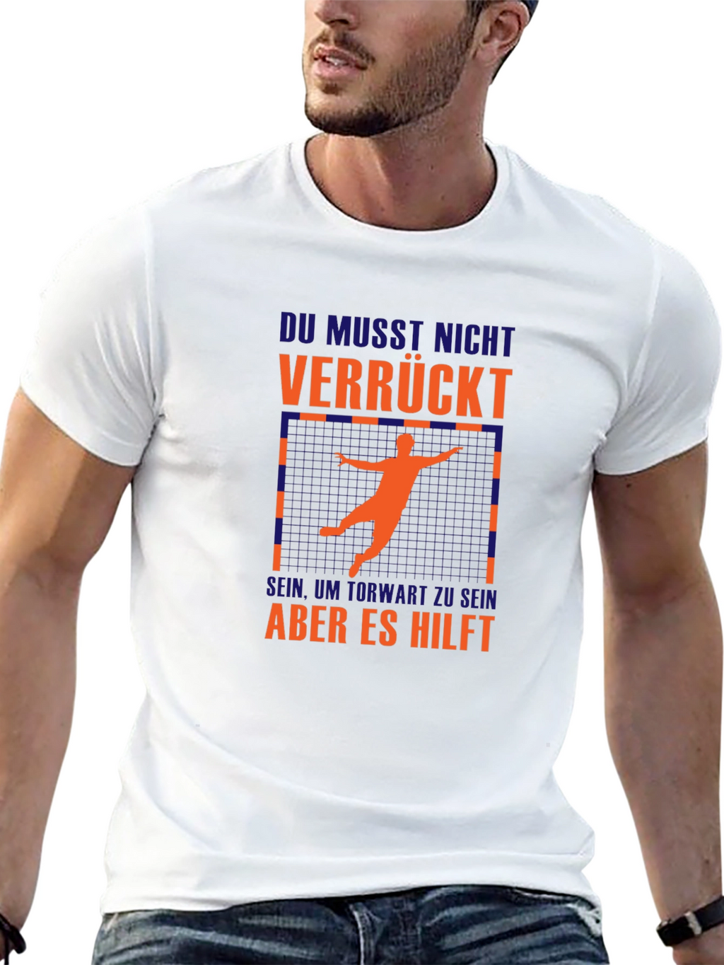 Crazy Goalie T-Shirt - German Humor
