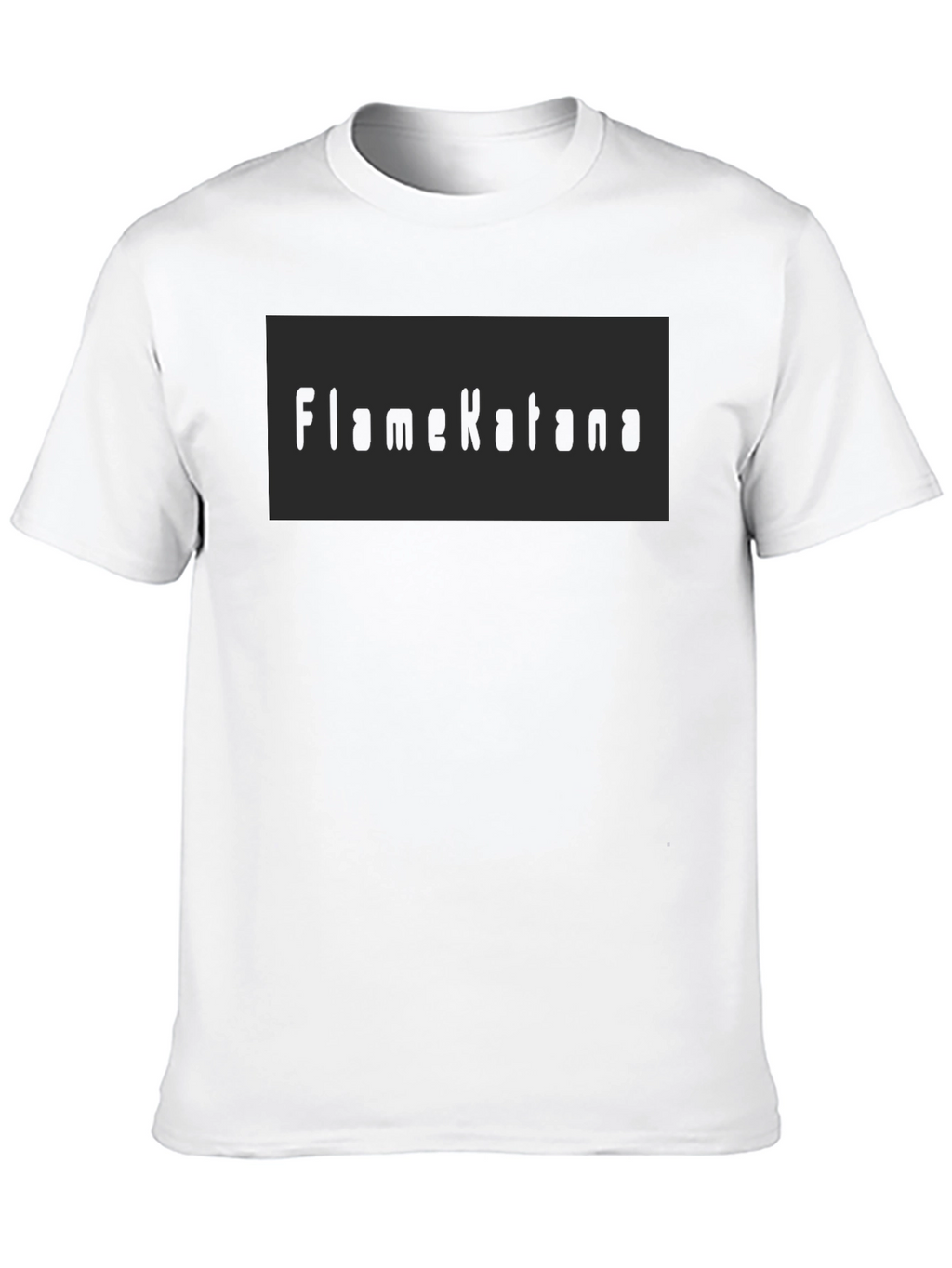 FlameKatana Black Graphic Tee - Mens Casual