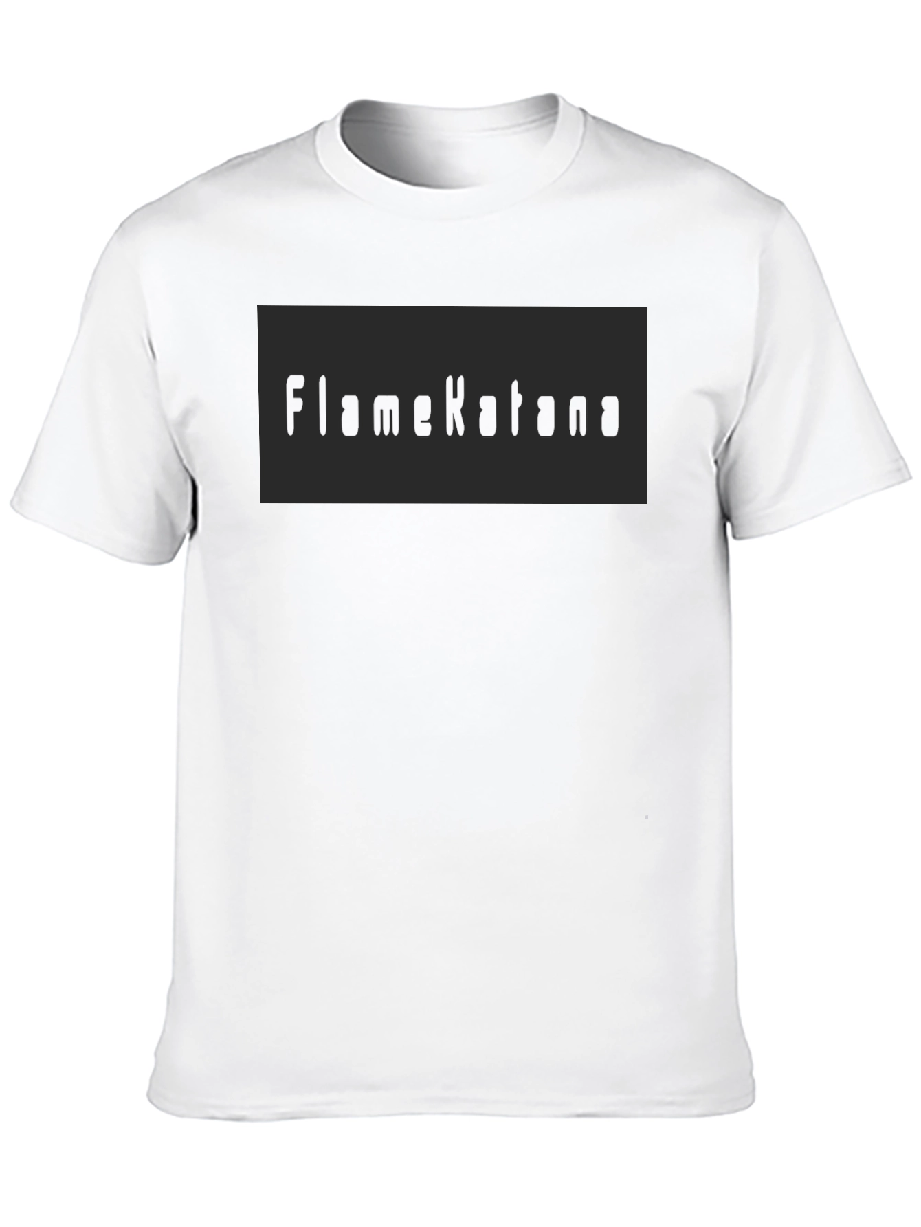 FlameKatana Black Graphic Tee - Mens Casual
