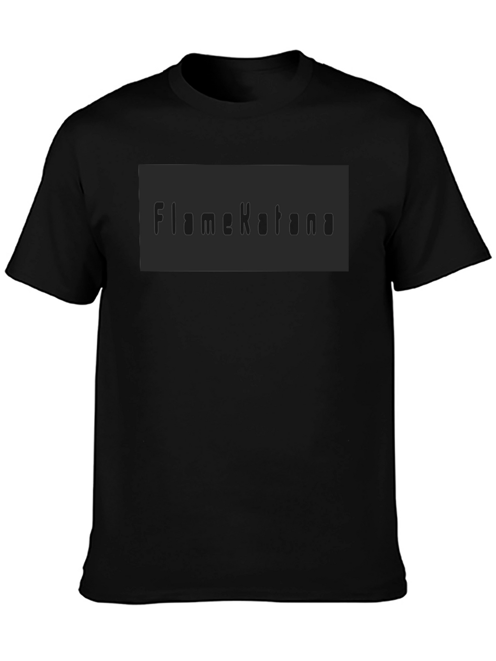 FlameKatana Black Graphic Tee - Mens Casual
