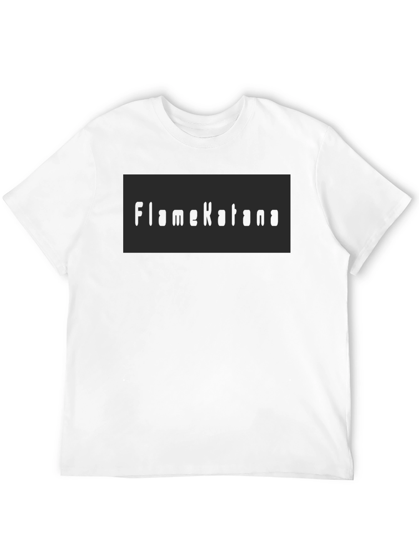 FlameKatana Black Graphic Tee - Mens Casual