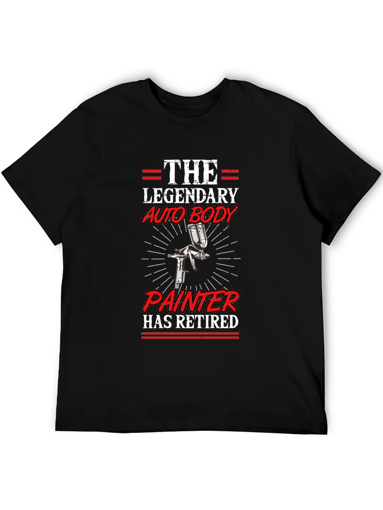 Retired Auto Body Painter Graphic T-Shirt