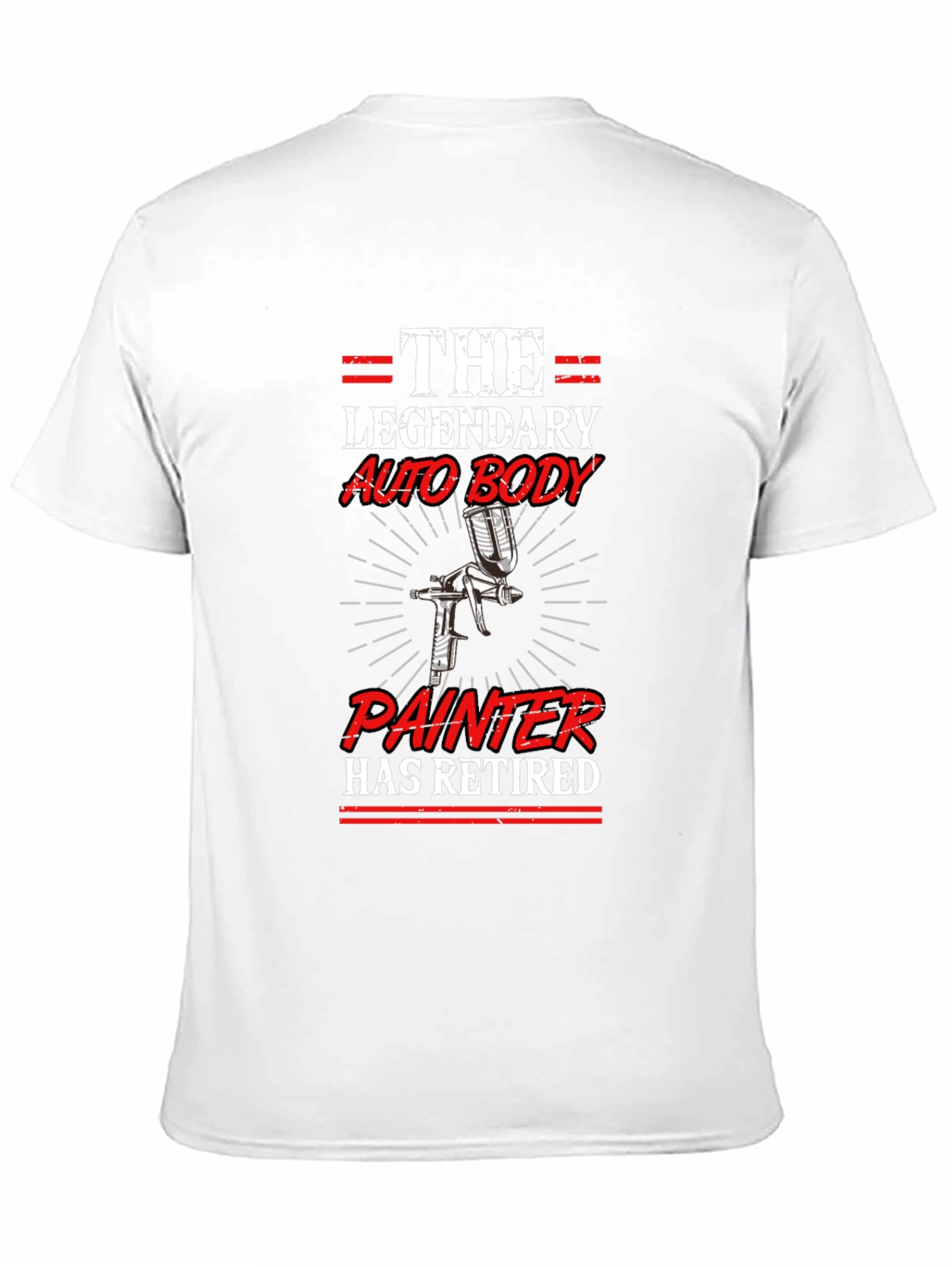 Retired Auto Body Painter Graphic T-Shirt