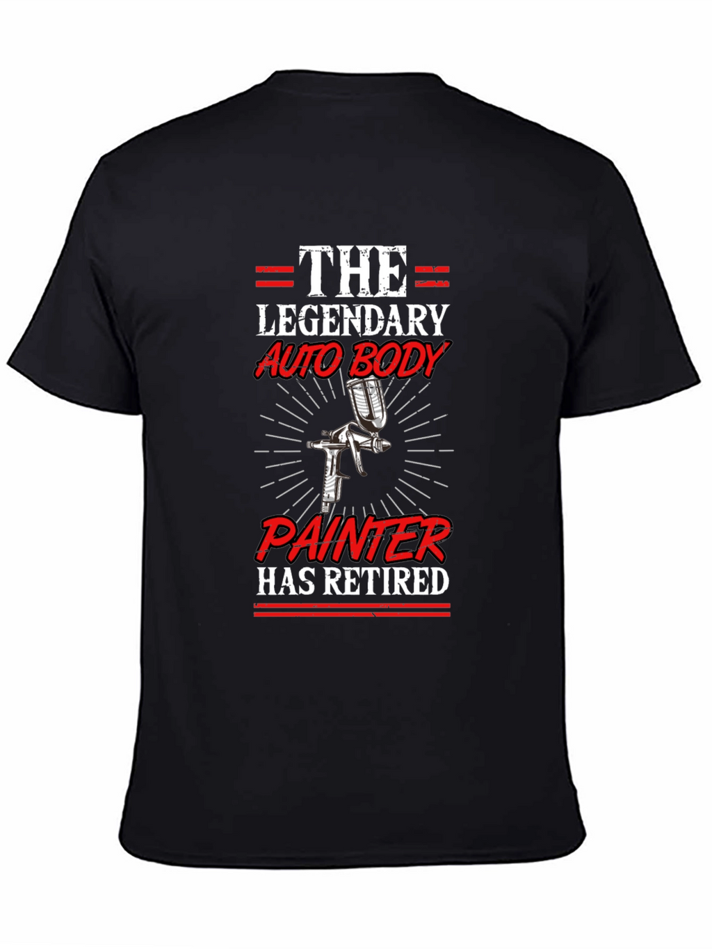 Retired Auto Body Painter Graphic T-Shirt