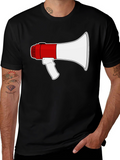 Megaphone Graphic T-Shirt - Loud & Proud Style