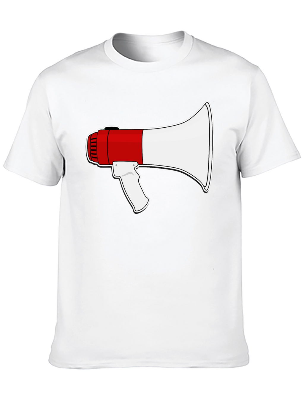 Megaphone Graphic T-Shirt - Loud & Proud Style