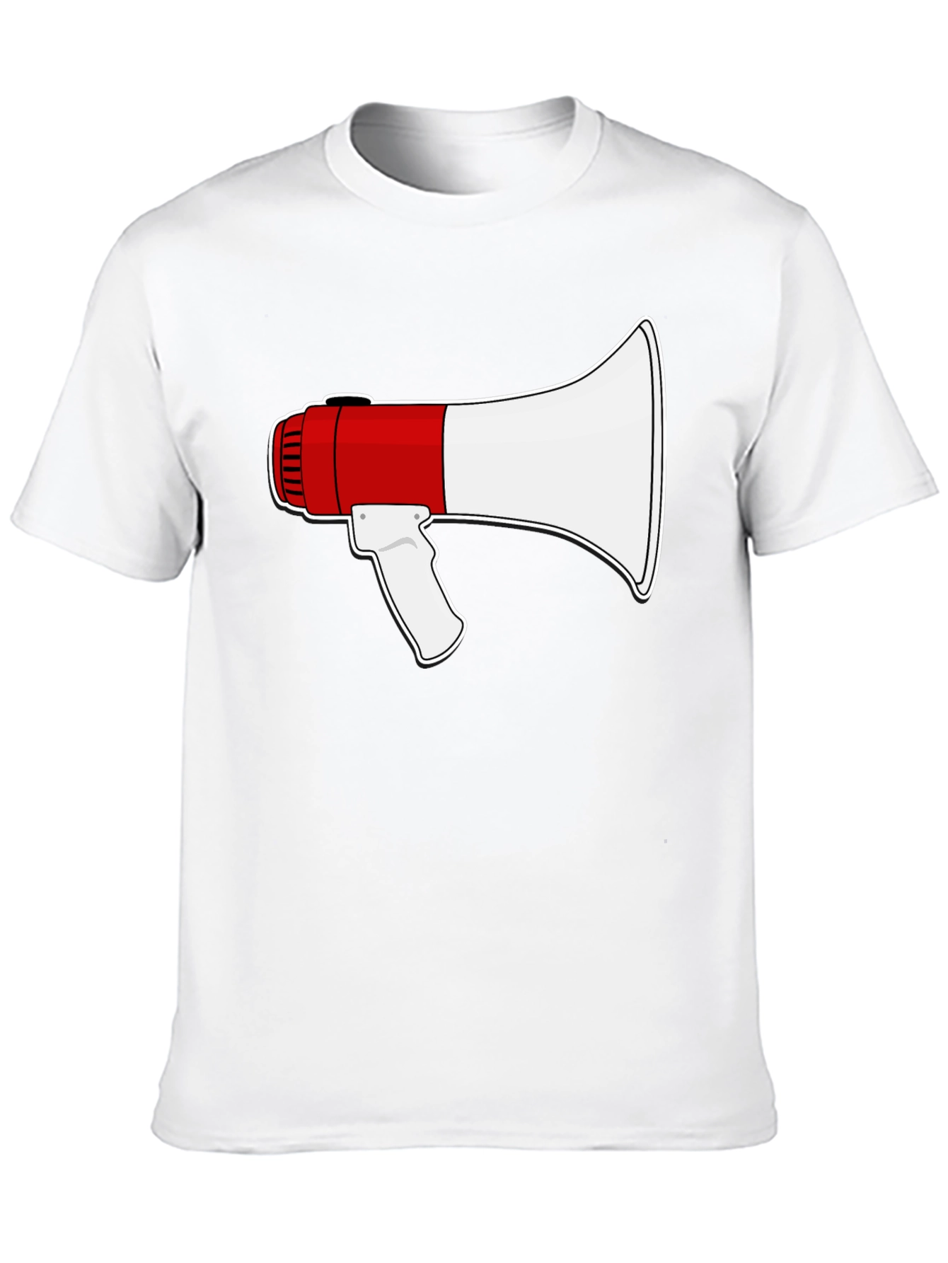 Megaphone Graphic T-Shirt - Loud & Proud Style