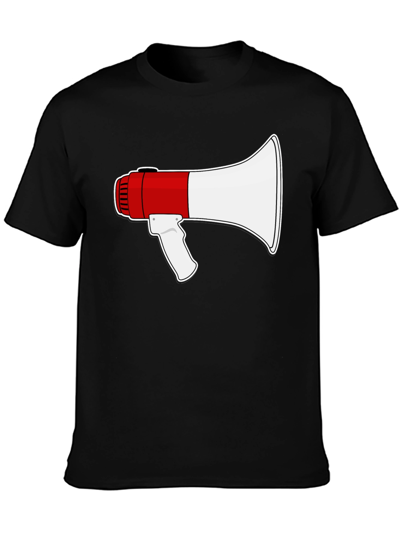 Megaphone Graphic T-Shirt - Loud & Proud Style