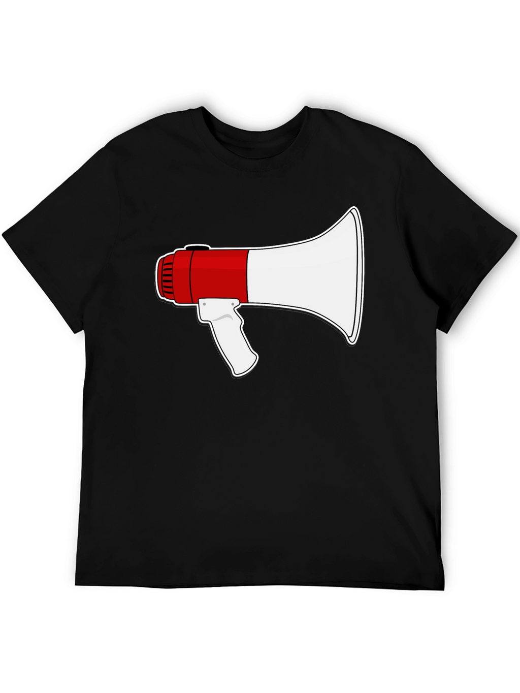 Megaphone Graphic T-Shirt - Loud & Proud Style