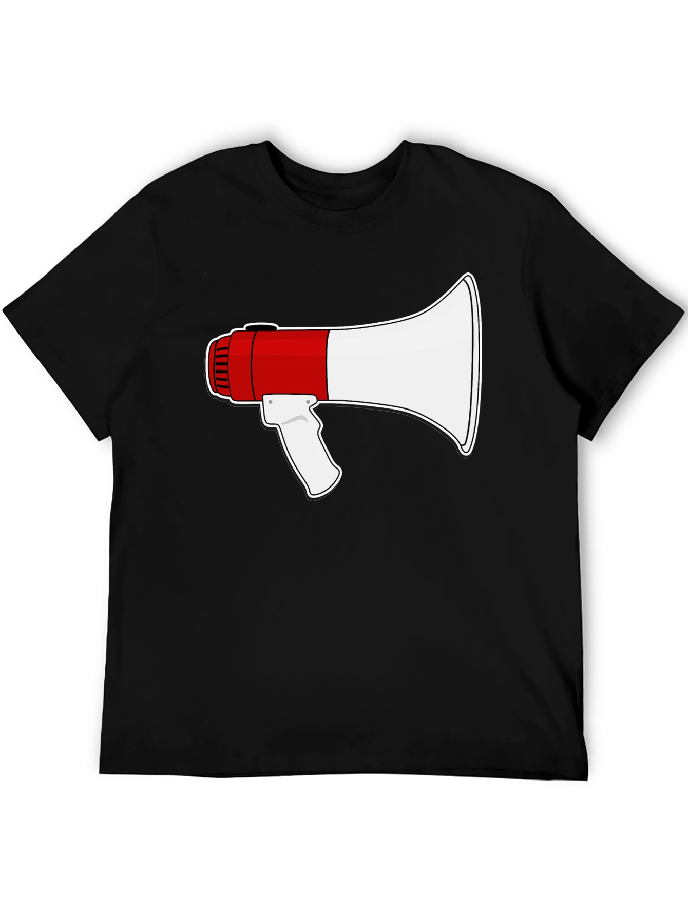 Megaphone Graphic T-Shirt - Loud & Proud Style