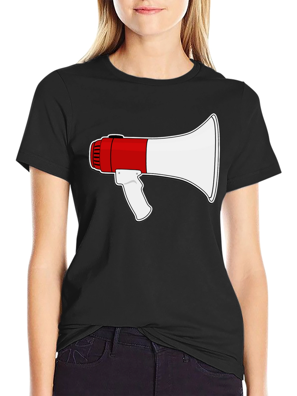 Megaphone Graphic T-Shirt - Loud & Proud Style