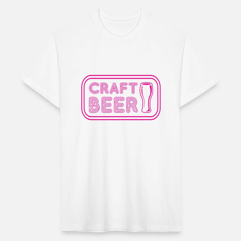 Craft Beer Pink Neon Bar Sign