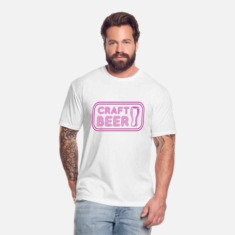 Craft Beer Pink Neon Bar Sign