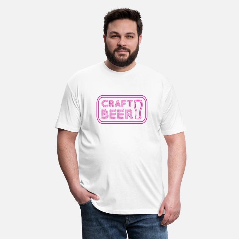 Craft Beer Pink Neon Bar Sign